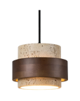 Textured Stone Pendant Light