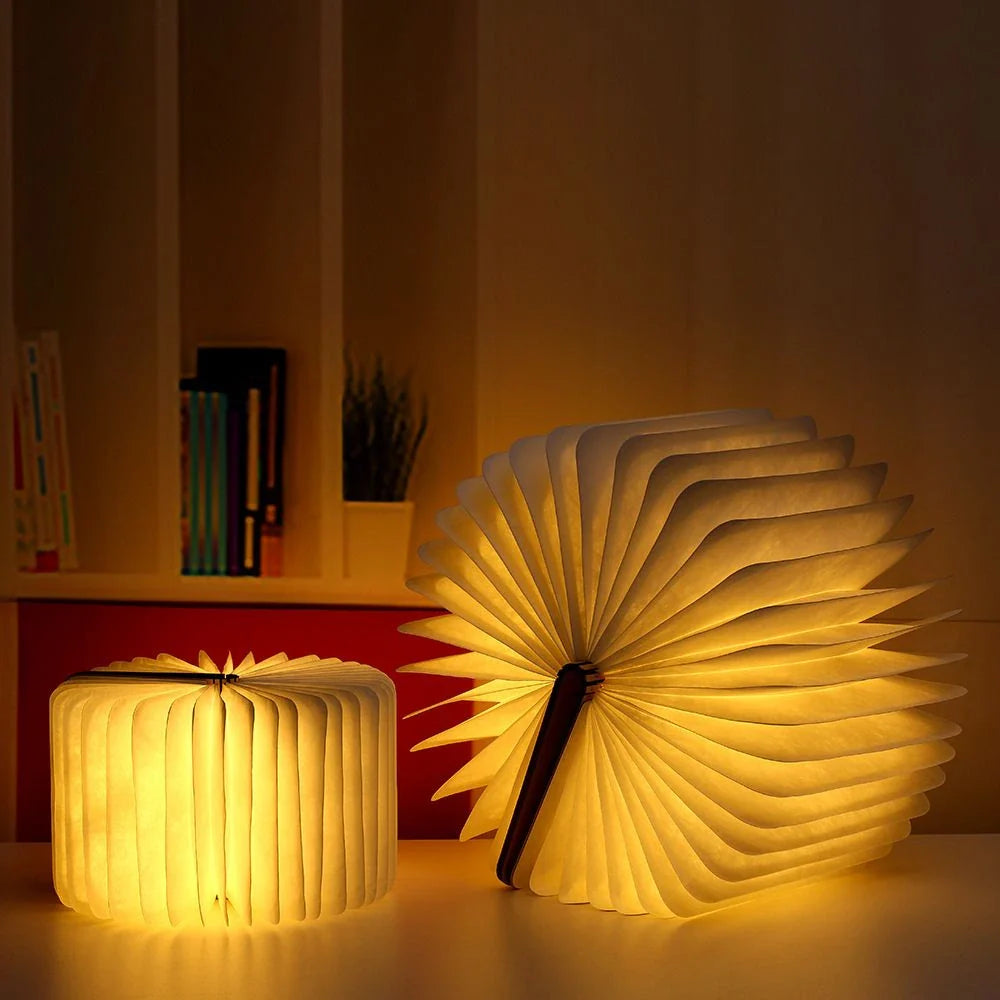 Foldable Book Night Light