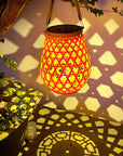 Woven Solar Lantern Light