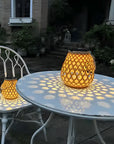 Woven Solar Lantern Light