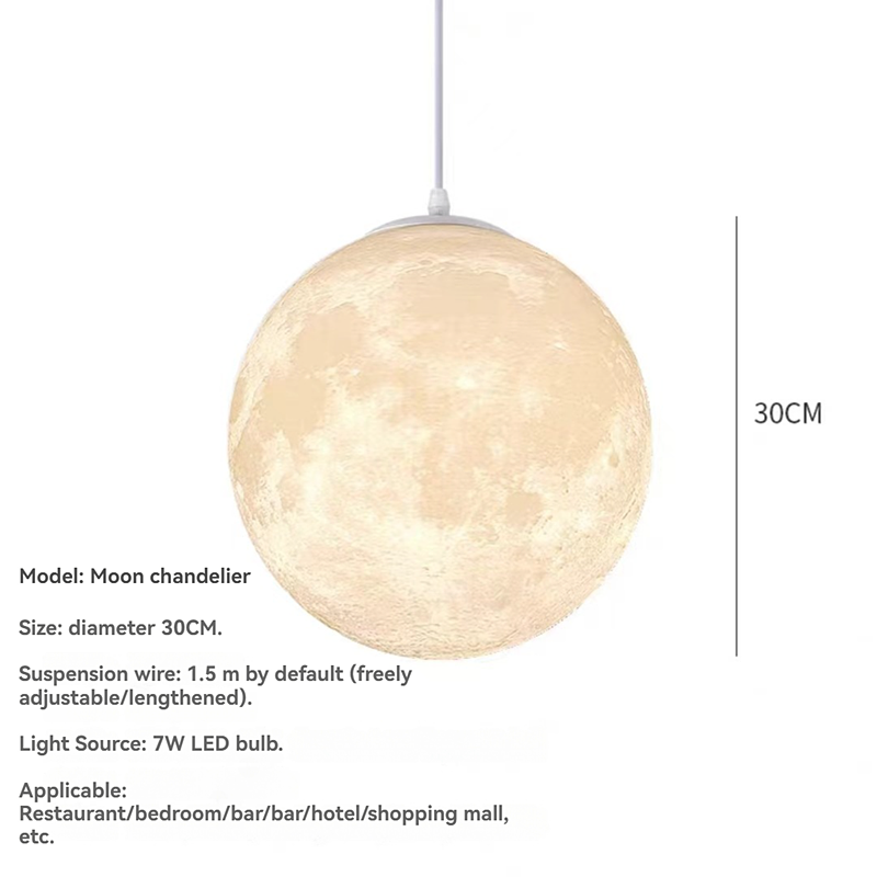 Full Moon Pendant Light