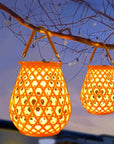 Woven Solar Lantern Light