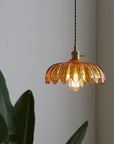 Artistic Floral Pendant Light