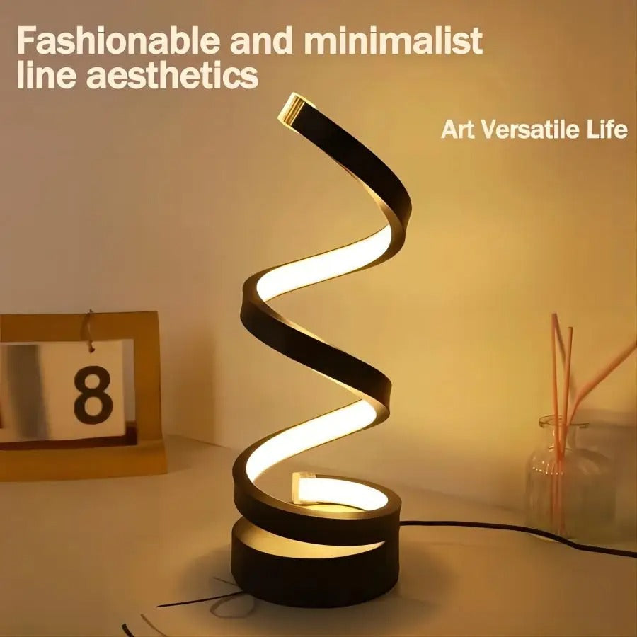 Spiral Glow Table Lamp