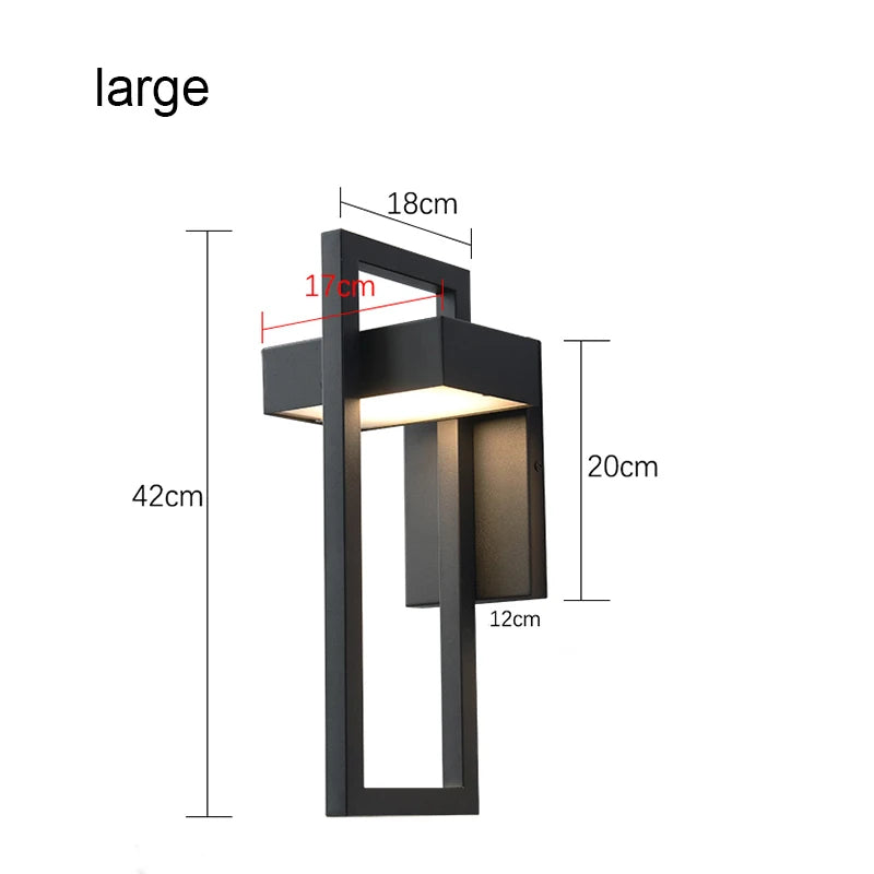 Linear Lantern Wall Lamp