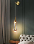 Crystal Drop Wall Lamp