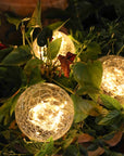 Crackle Sphere Solar Light