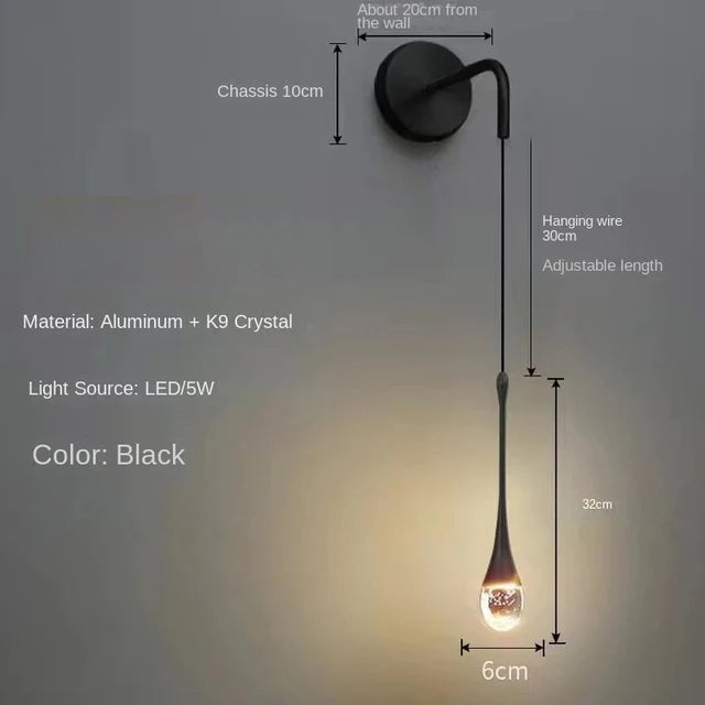 Drop Glow Wall Light