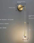 Drop Glow Wall Light