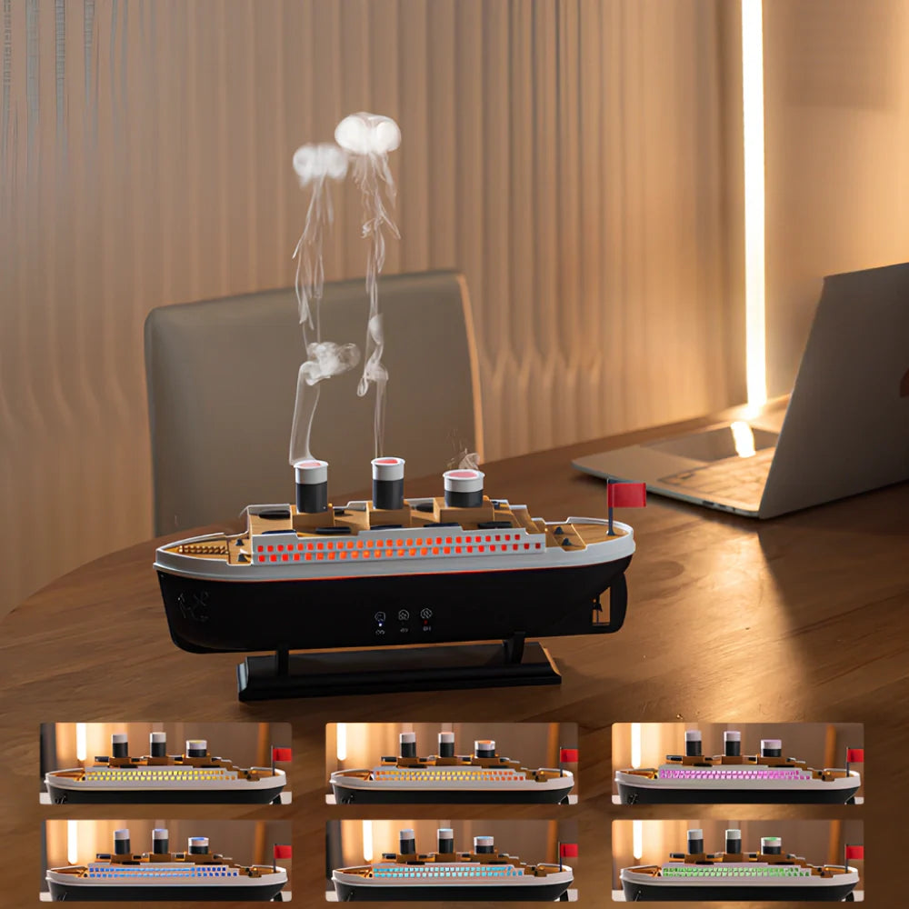 Titanic Ship Humidifier Lamp