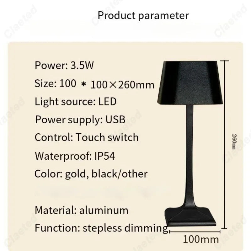 Aura Lume Touch Lamp