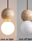 Chic Stone Pendant Light