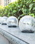 Crackle Sphere Solar Light