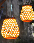 Woven Solar Lantern Light