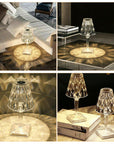 Crystal Diamond Table Lamp