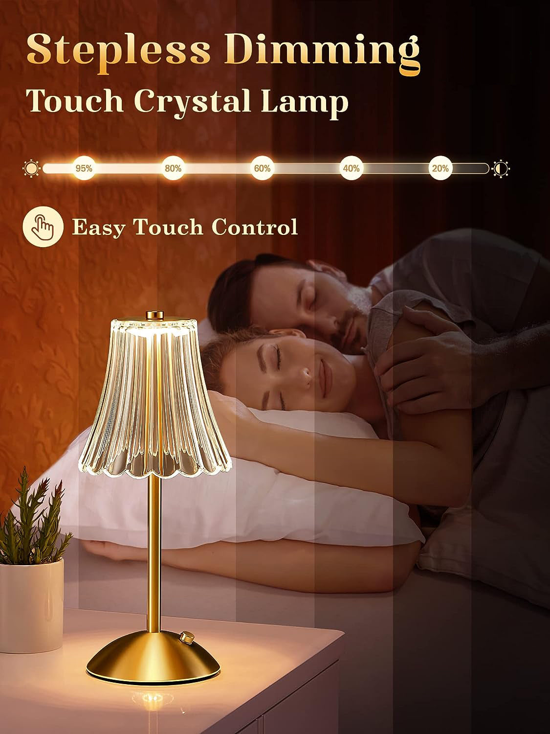 Elegance Glow Crystal Lamp