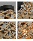 Boho -Weave Deckenlampe