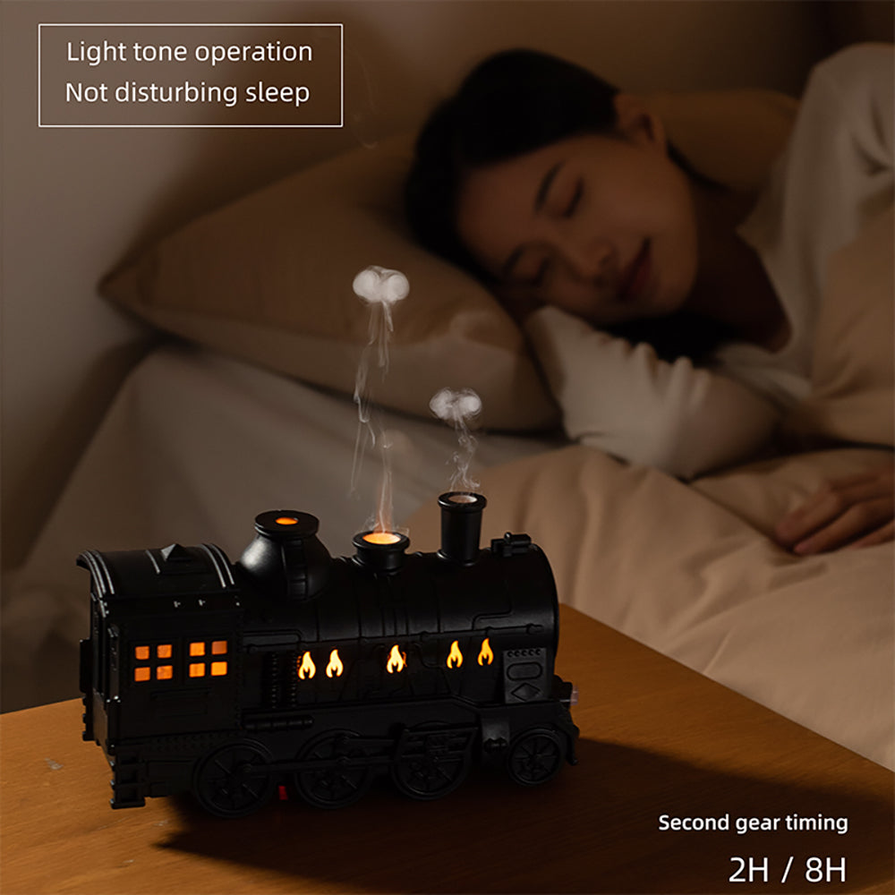 Steam Train Humidifier Lamp