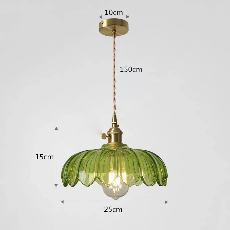 Artistic Floral Pendant Light