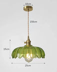 Artistic Floral Pendant Light