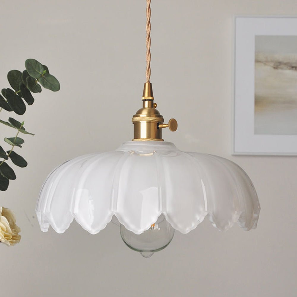 Artistic Floral Pendant Light