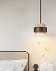 Textured Stone Pendant Light