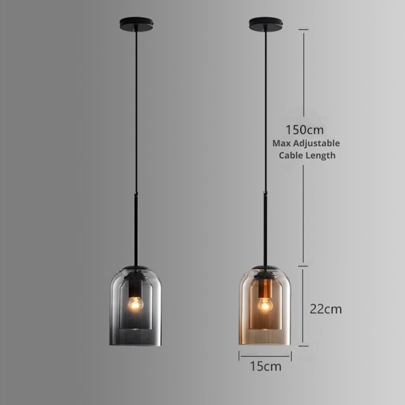 Chic Transparent Pendant Light