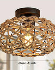 Boho -Weave Deckenlampe