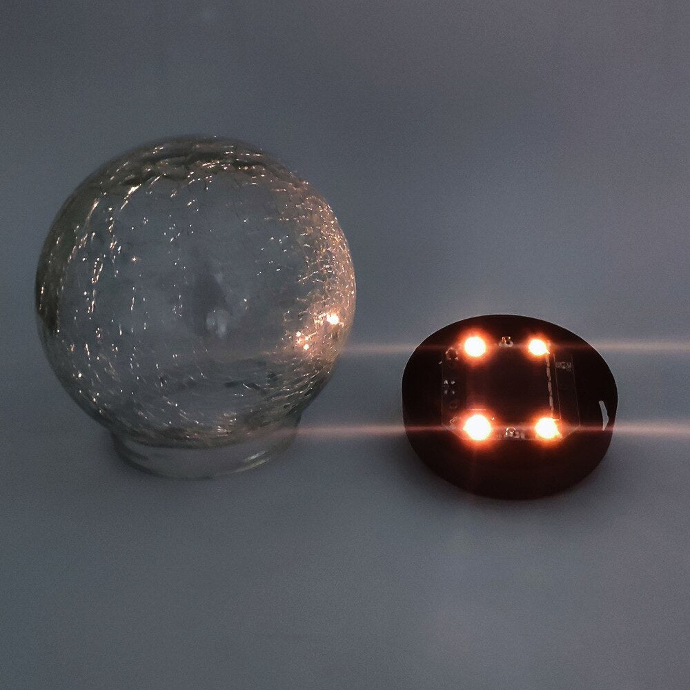 Crackle Sphere Solar Light