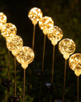 Lumière de jardin orbe brillant