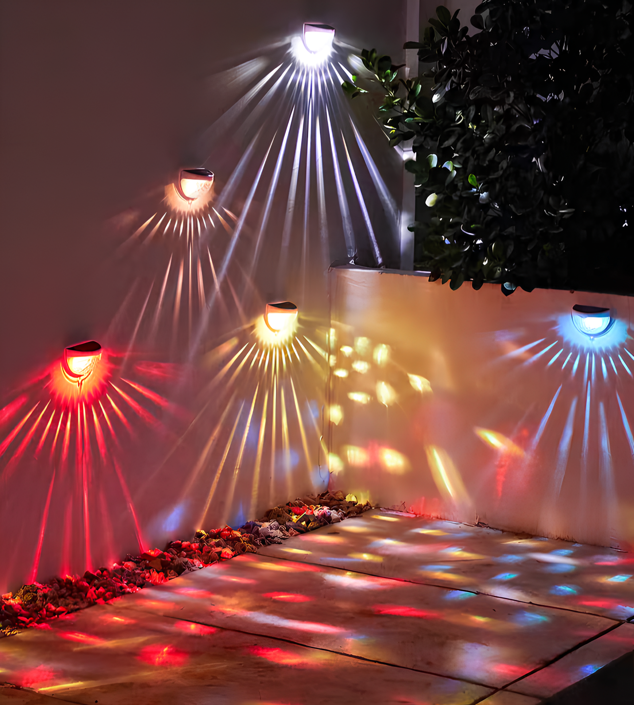 Solar Wall Spark Light