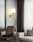 Luxe Globe Wall Lamp