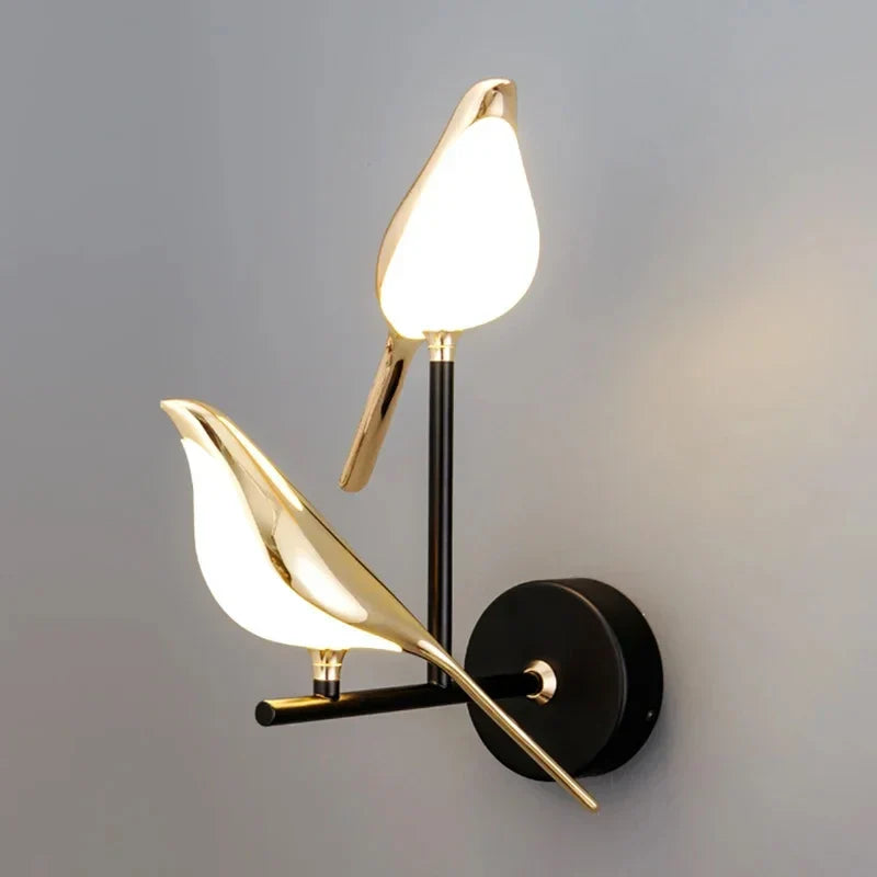 Perched Bird Wall Lamp