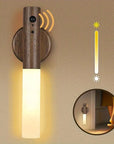 Sleek Wooden Wall Light