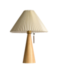 Wooden Pleat Table Lamp