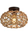 Boho -Weave Deckenlampe