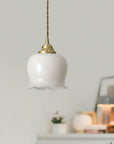 Vintage Floral Pendant Light