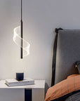 Swirl Halo Pendant Light