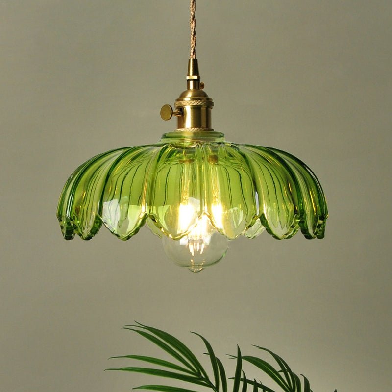 Artistic Floral Pendant Light