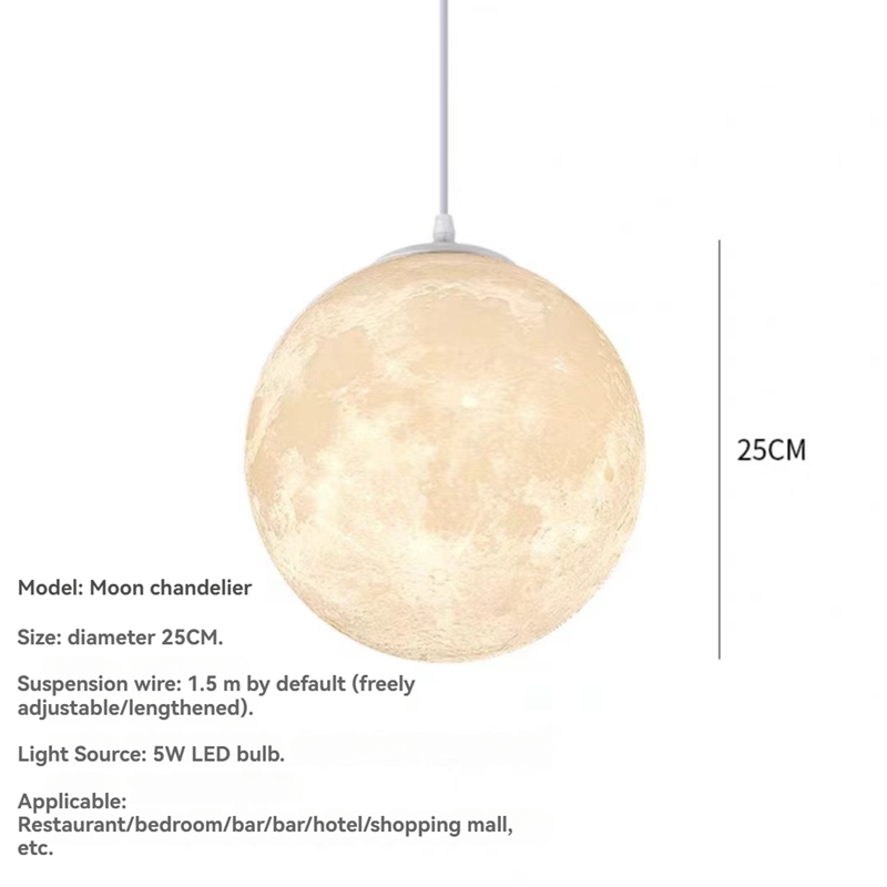 Full Moon Pendant Light