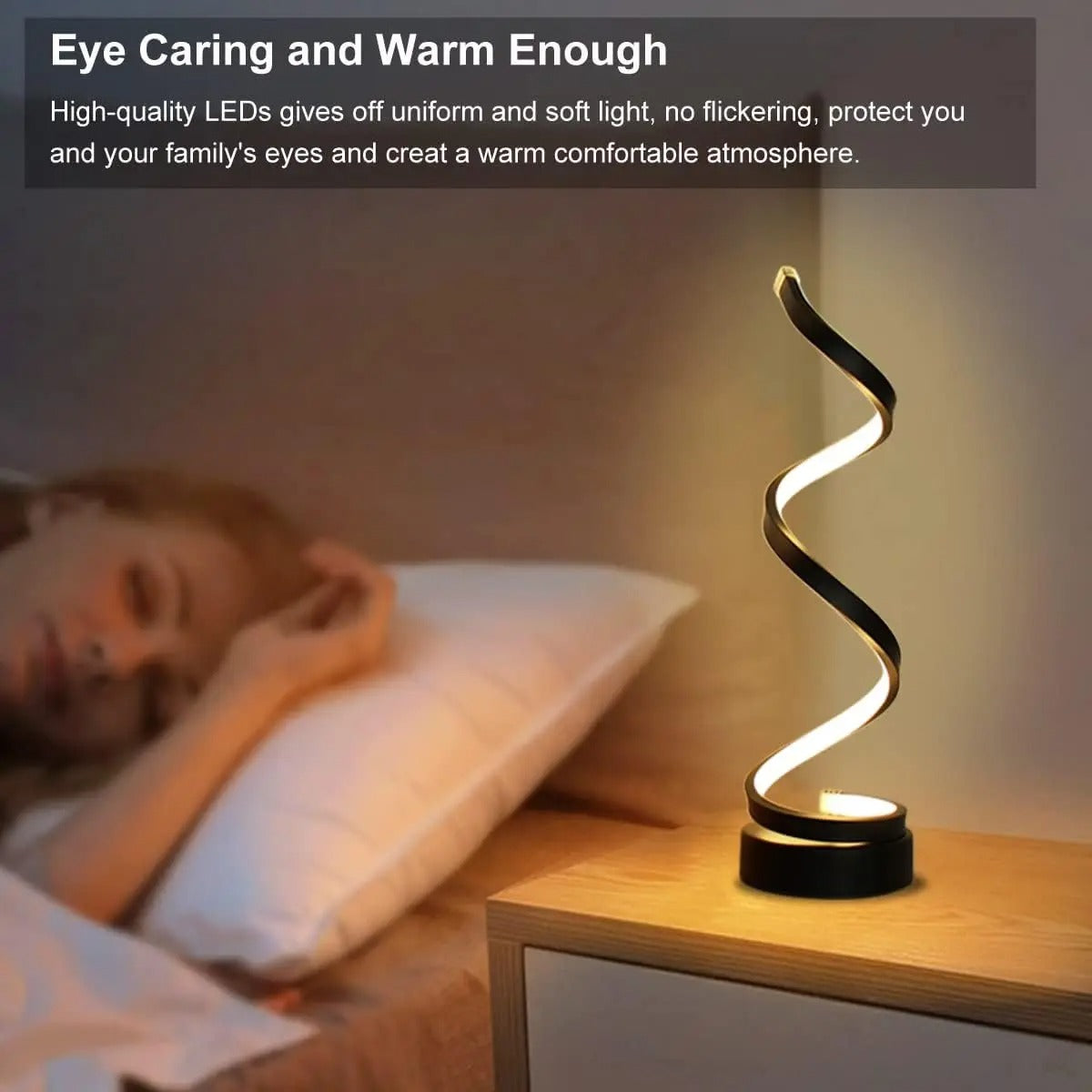 Spiral Glow Table Lamp