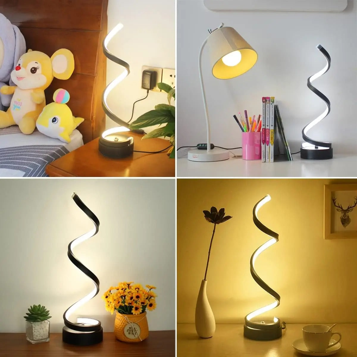 Spiral Glow Table Lamp