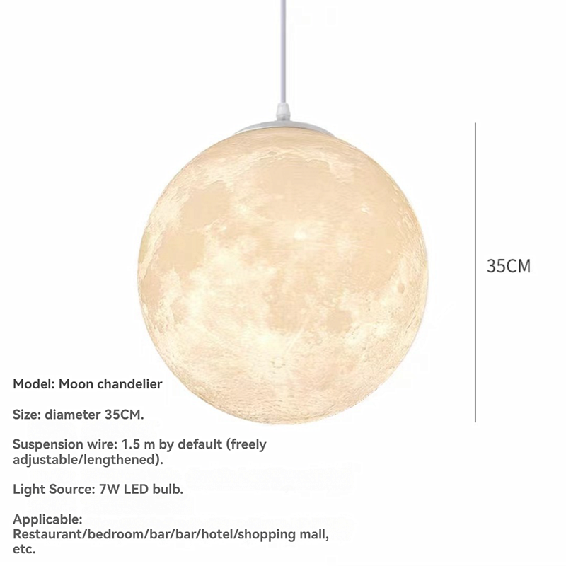 Full Moon Pendant Light