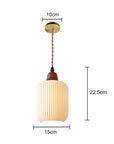 Textured Ceramic Pendant Light