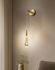 Crystal Drop Wall Lamp