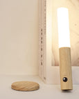 Sleek Wooden Wall Light