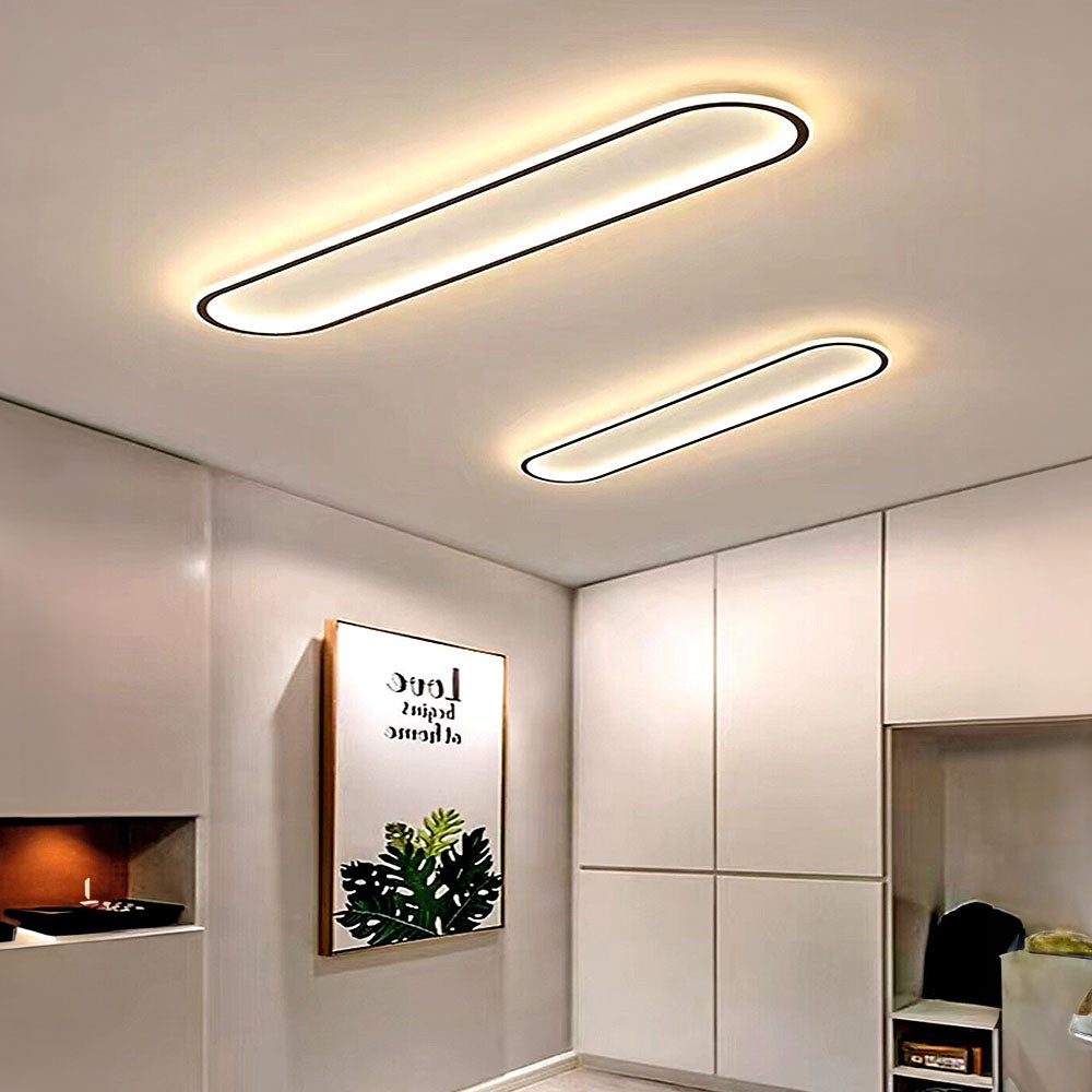 Plafond ovale élégant