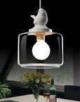 Whimsical Bird Pendant Light