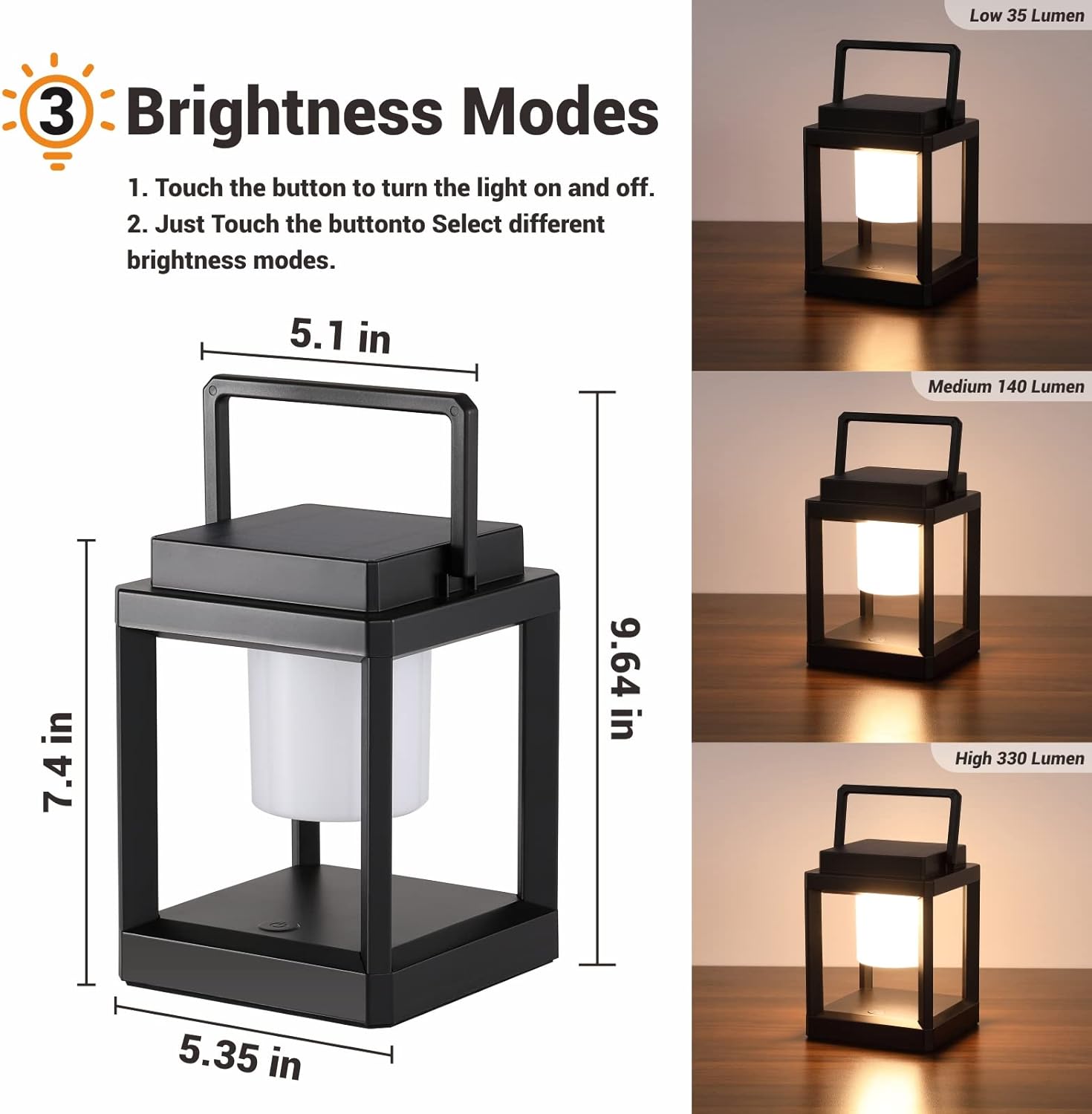 Solar Lantern Outdoor Light