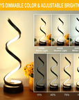 Spiral Glow Table Lamp